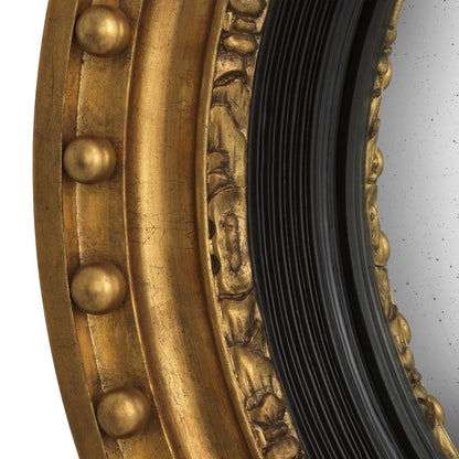 Eichholtz Spiegel Girandole – Antik-Gold-Finish | Antikes Spiegelglas Wandspiegel Eichholtz
