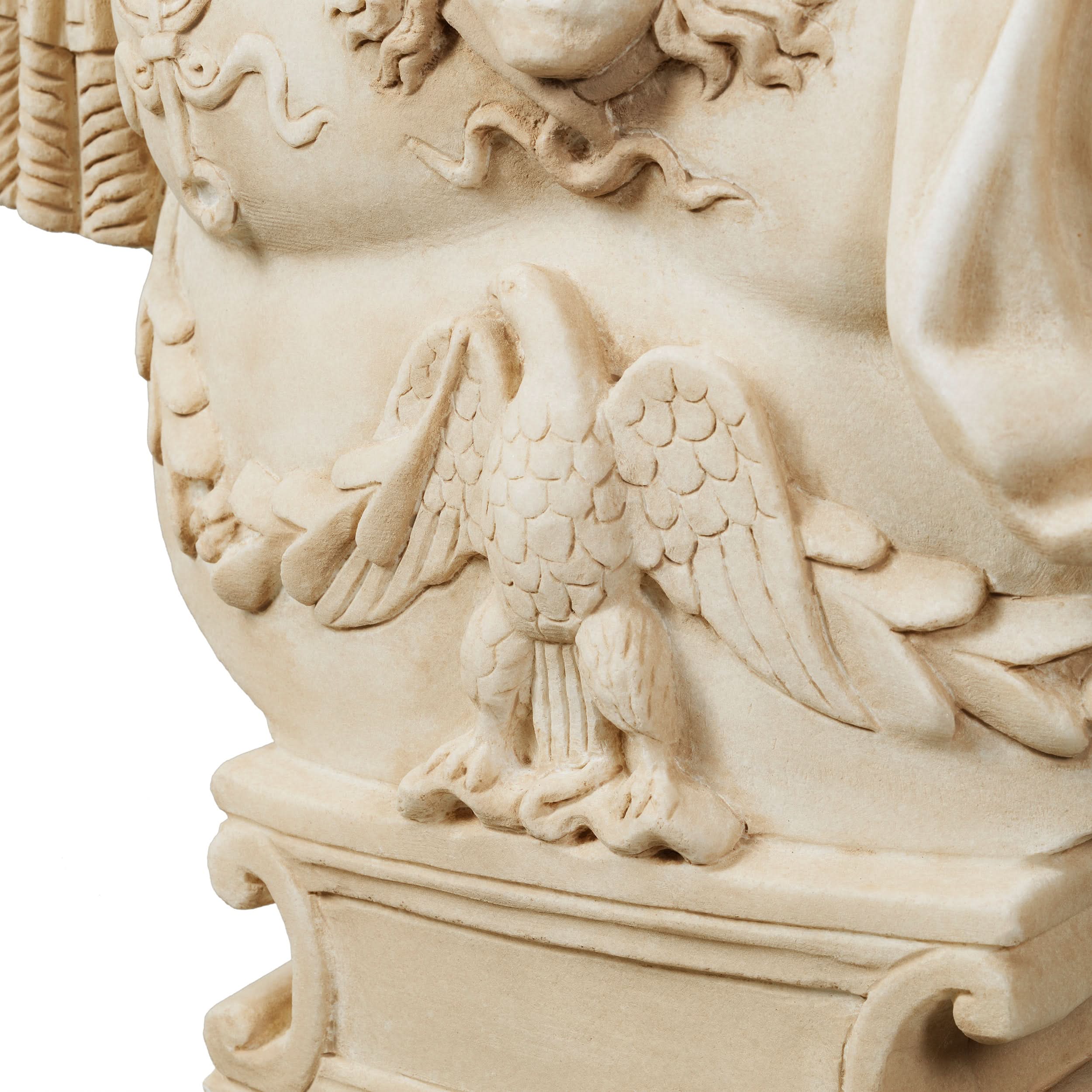 Eichholtz Büste des Julius Caesar – Marmor in Antik-Optik Büste Eichholtz