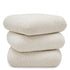 Eichholtz Hocker Greenwich – Pelton Jacquard Off-White | Drehfunktion Polsterhocker Eichholtz