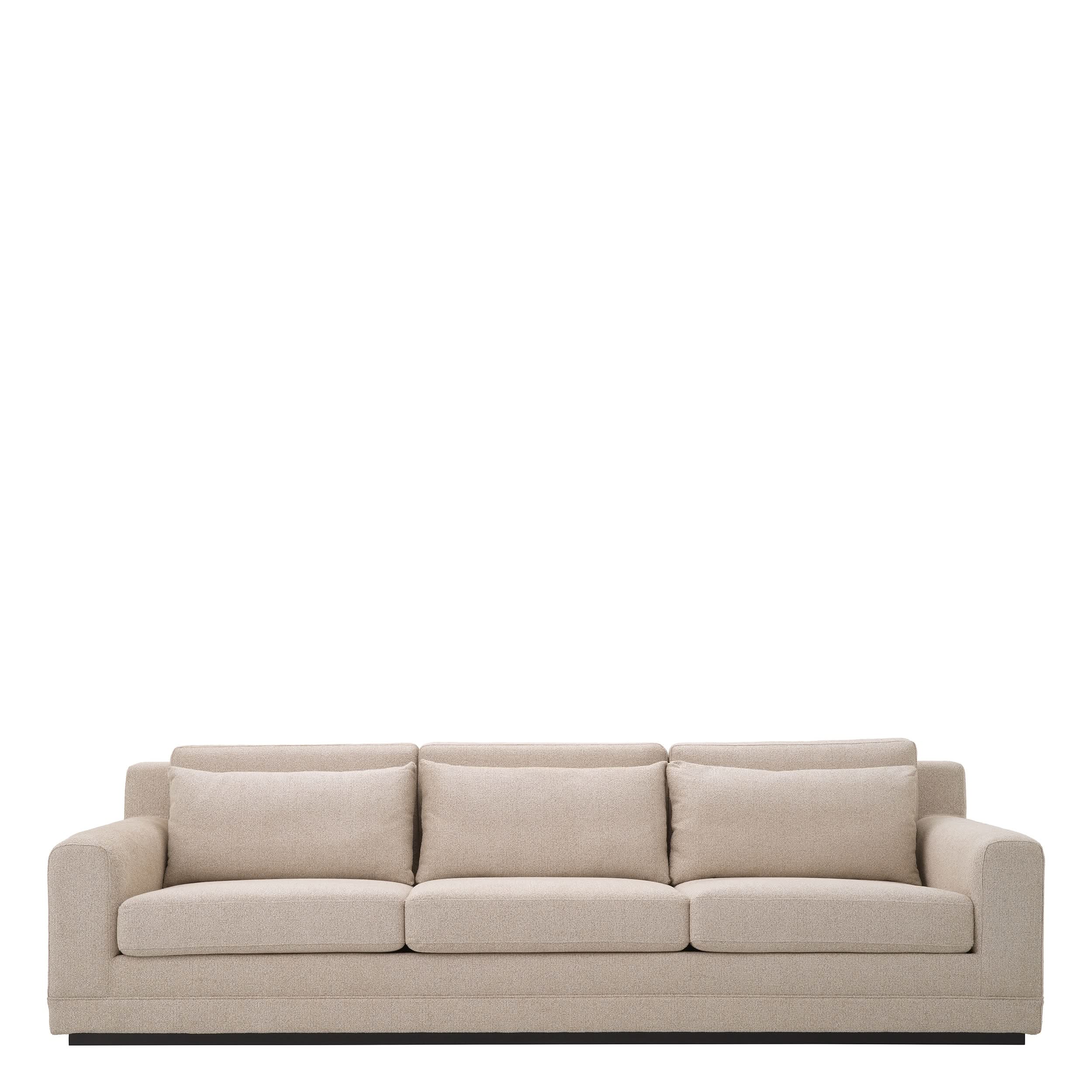 Eichholtz Sofa Manhattan – Palmer Beige 4-Sitzer Sofa Eichholtz