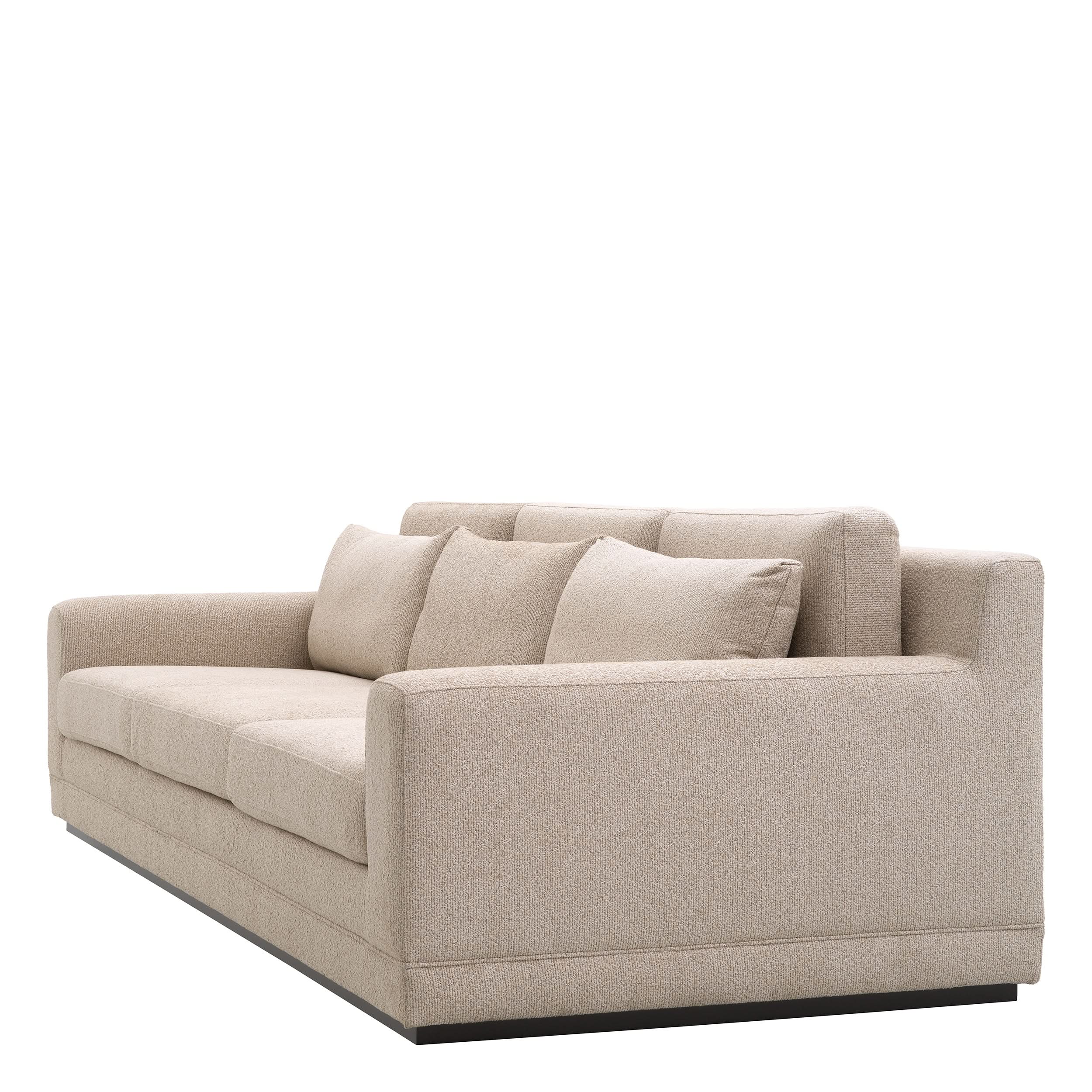 Eichholtz Sofa Manhattan – Palmer Beige 4-Sitzer Sofa Eichholtz
