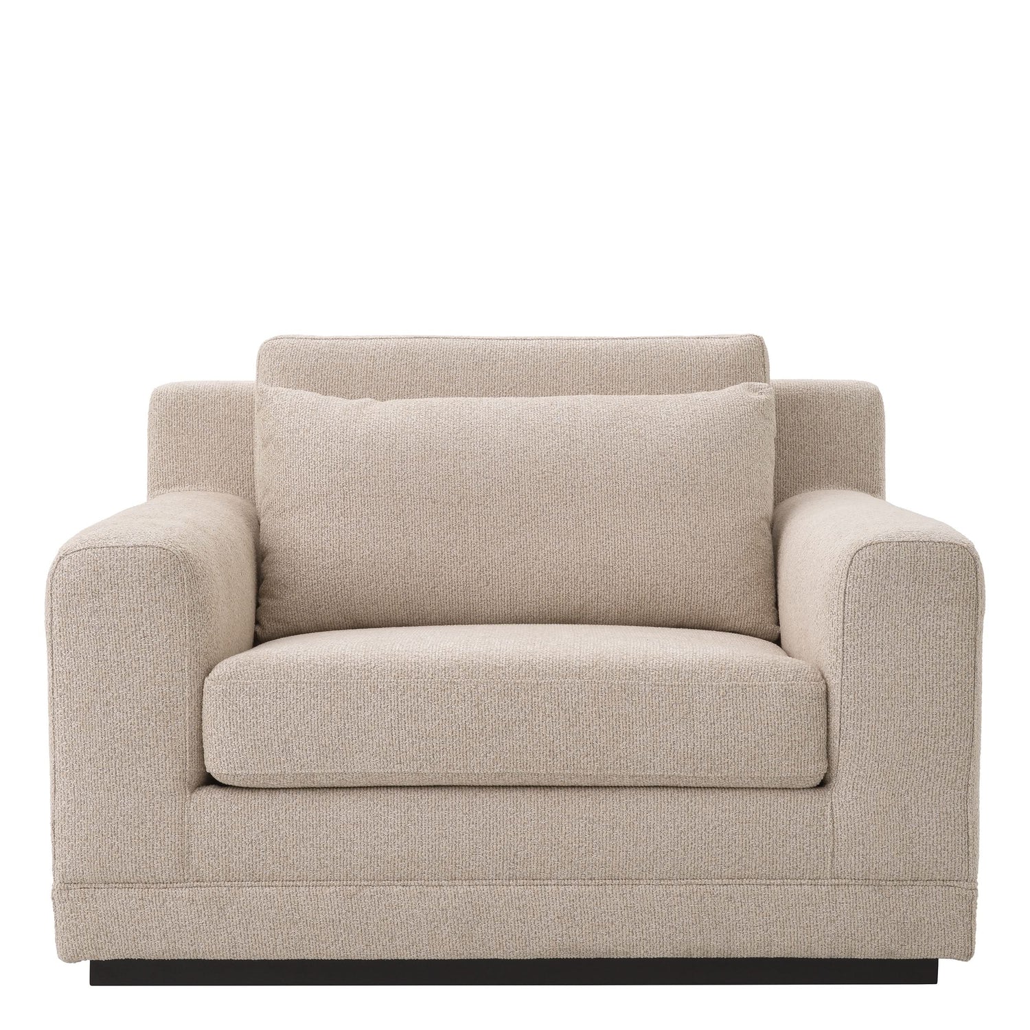 Eichholtz Sessel Manhattan – Palmer Beige Polstersessel Eichholtz