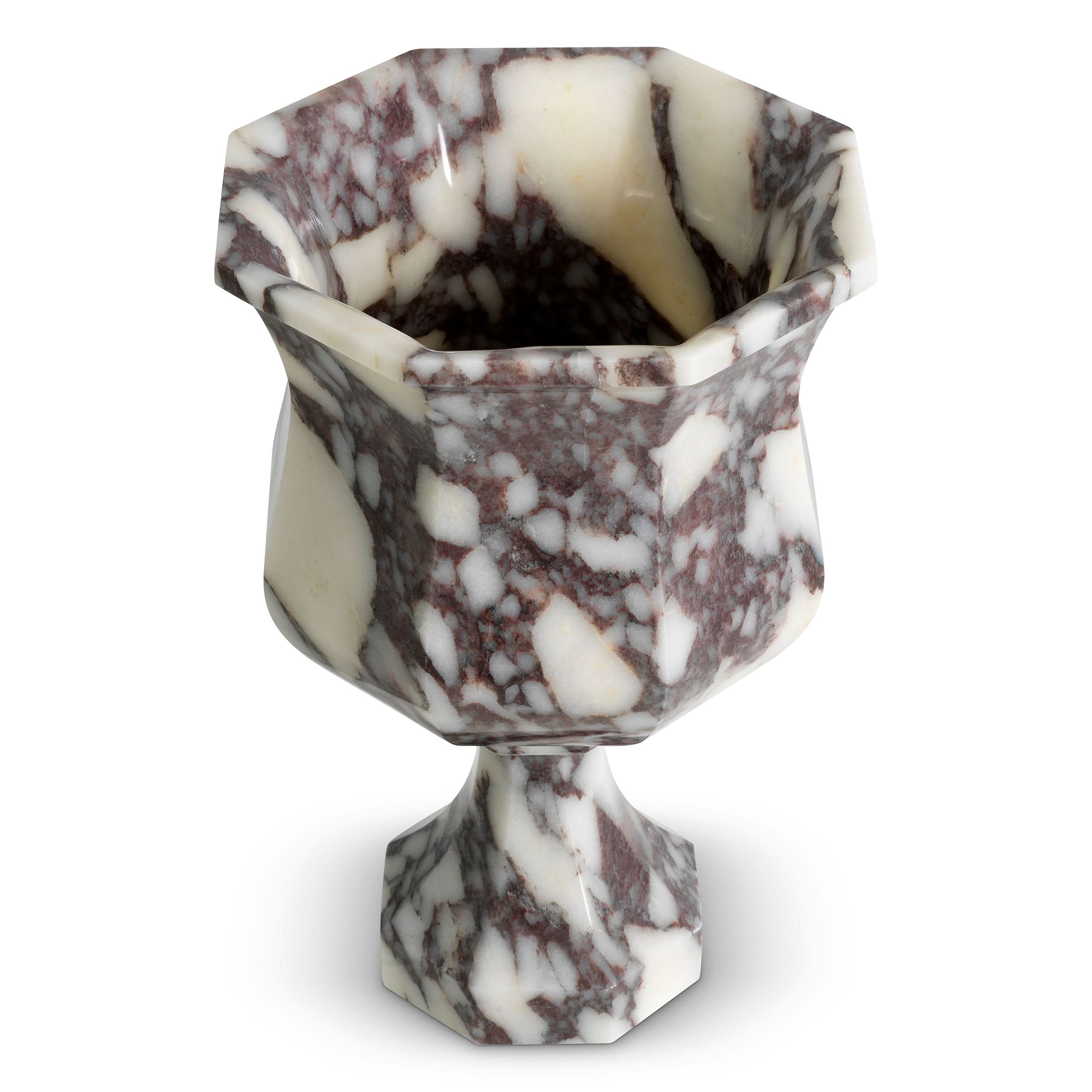Eichholtz Vase Bennington – Weißer Marmor Vase Eichholtz