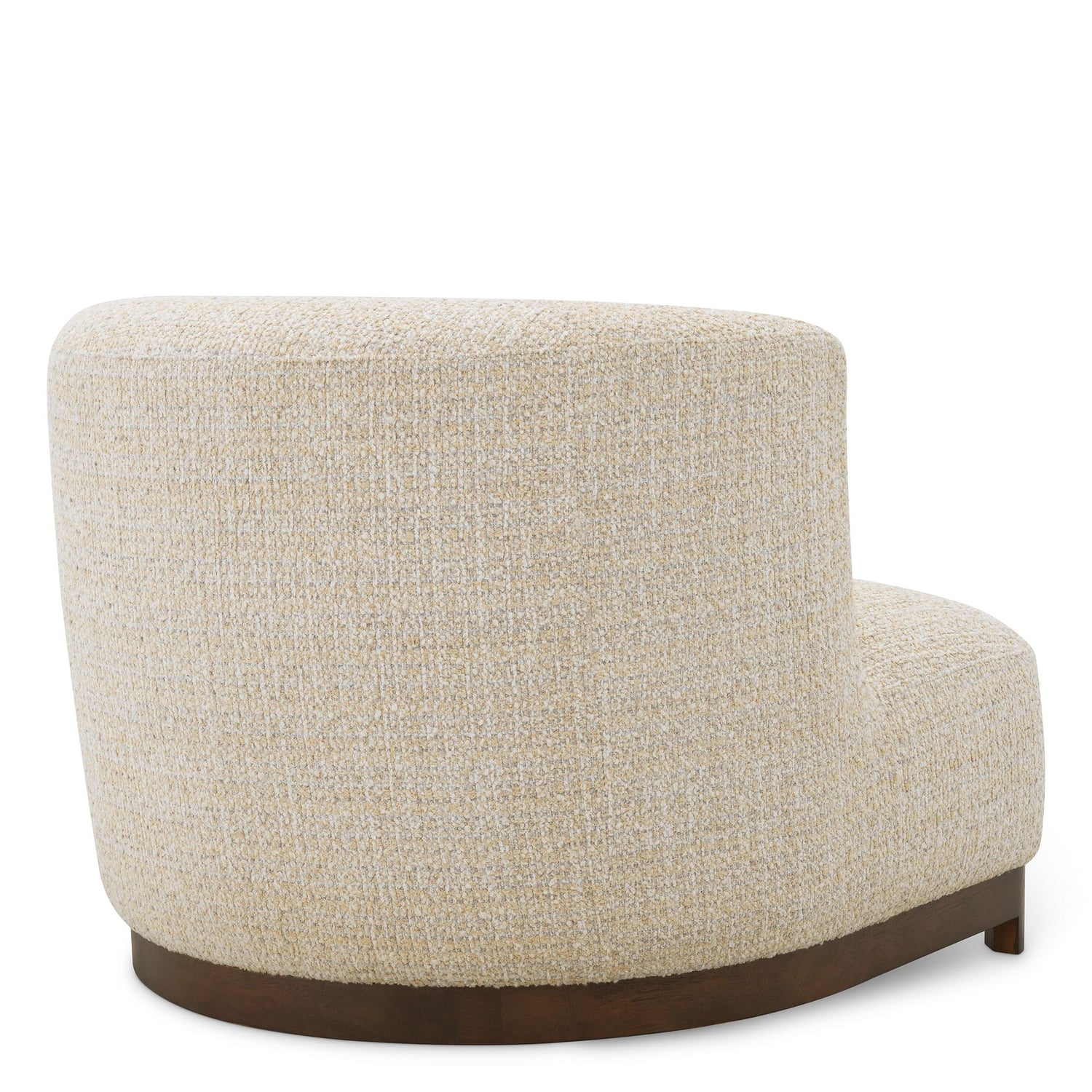 Eichholtz Sessel Stelvio – Winslow Chenille Beige Polstersessel Eichholtz