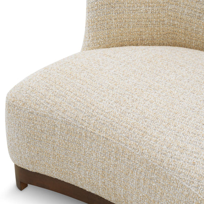 Eichholtz Sessel Stelvio – Winslow Chenille Beige Polstersessel Eichholtz
