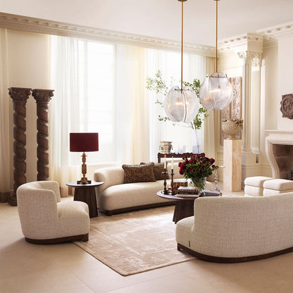 Eichholtz Sofa Stelvio – Winslow Chenille Beige Sofa Eichholtz