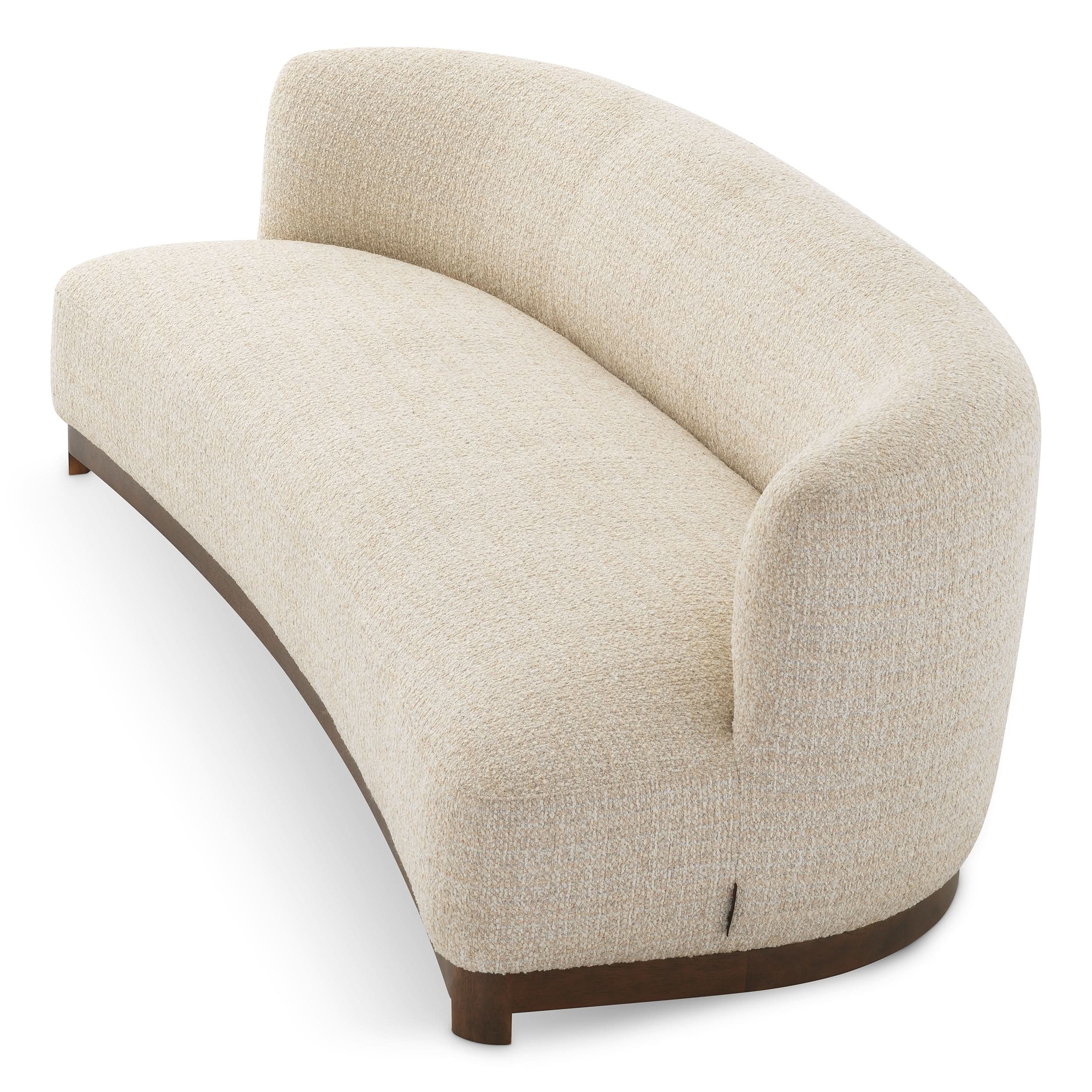 Eichholtz Sofa Stelvio – Winslow Chenille Beige Sofa Eichholtz