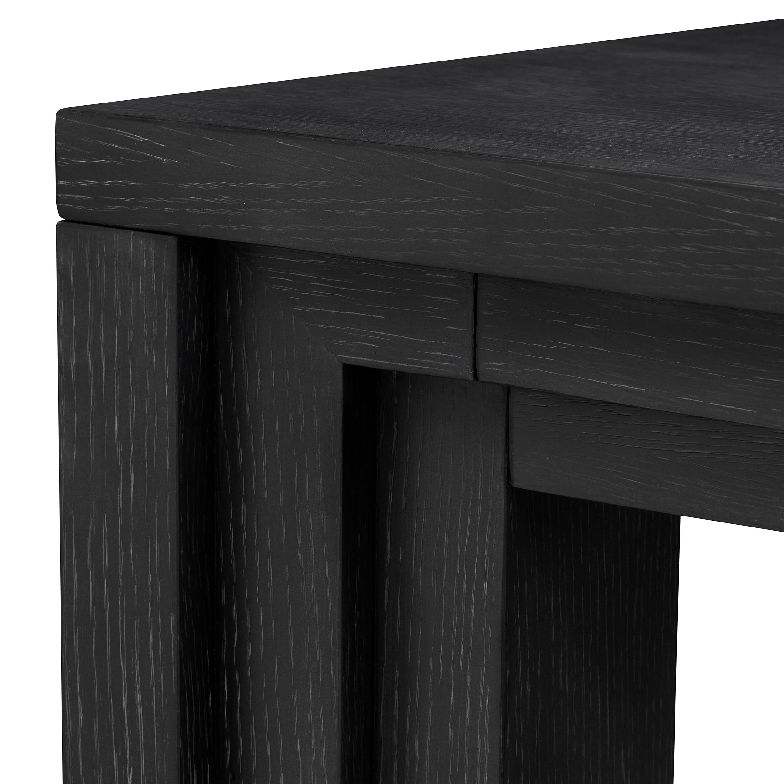 Eichholtz Esstisch Metropolitan – Black Open Grain Veneer Esstisch eckig Eichholtz