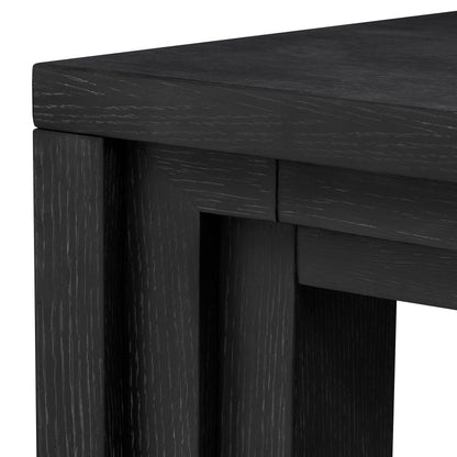 Eichholtz Esstisch Metropolitan – Black Open Grain Veneer Esstisch eckig Eichholtz