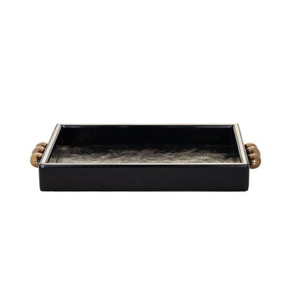 Richmond Interiors Tablett Liv black/gold