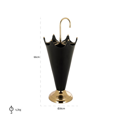 Richmond Interiors Dekoratives Objekt Jytte black/gold Dekoratives Objekt Richmond Interiors