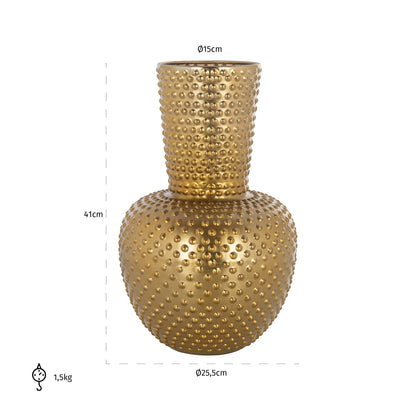 Richmond Interiors Vase Nola gold Richmond Interiors