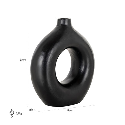 Richmond Interiors Vase Felice black