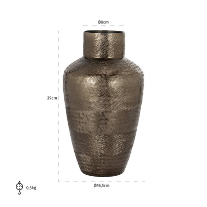 Richmond Interiors Vase Joah smoke