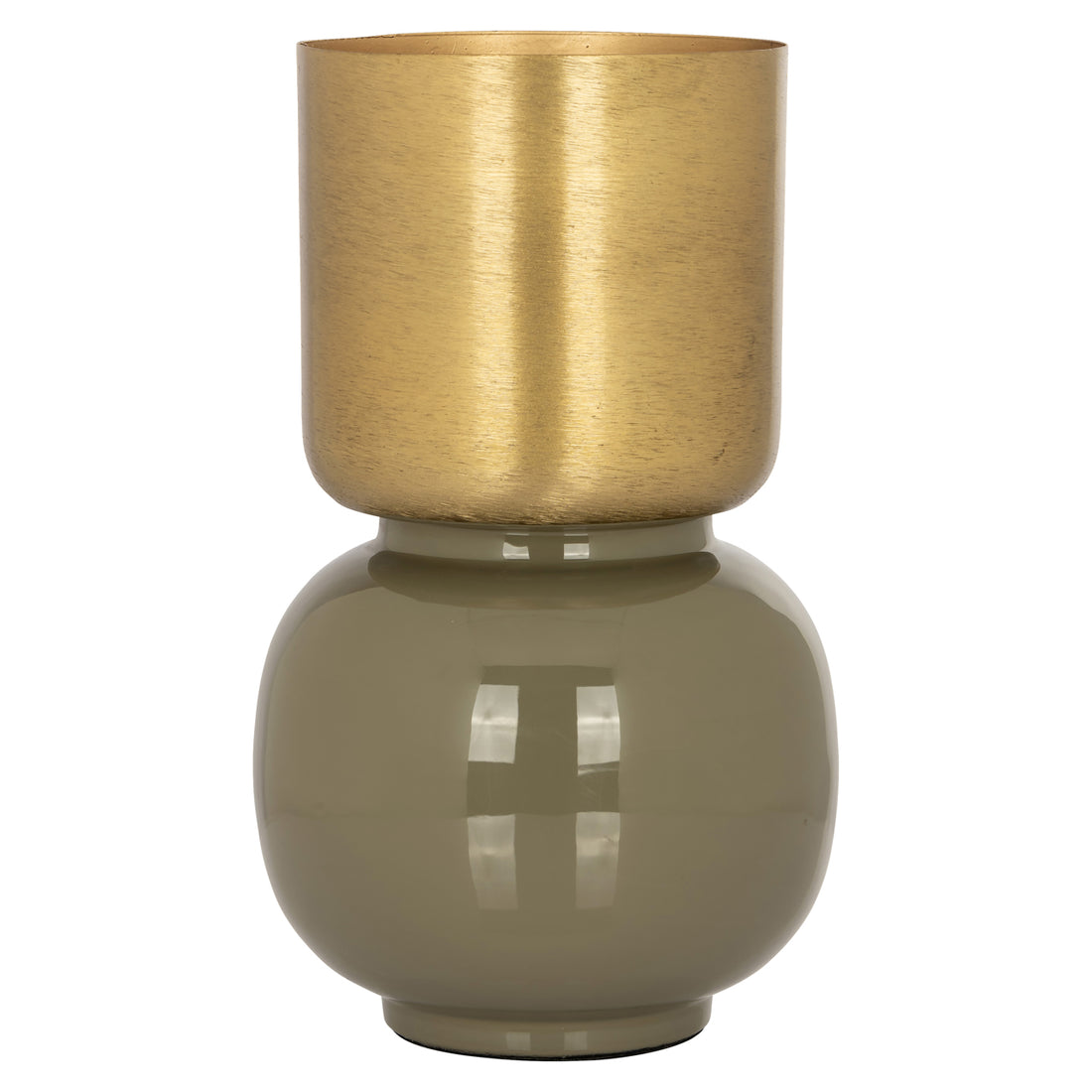 Richmond Interiors Vase Clover brushed gold