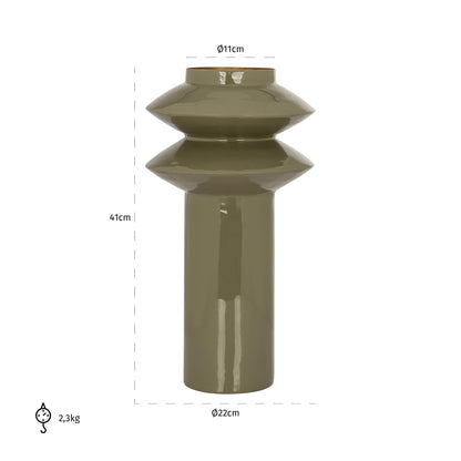 Richmond Interiors Vase Flora olive