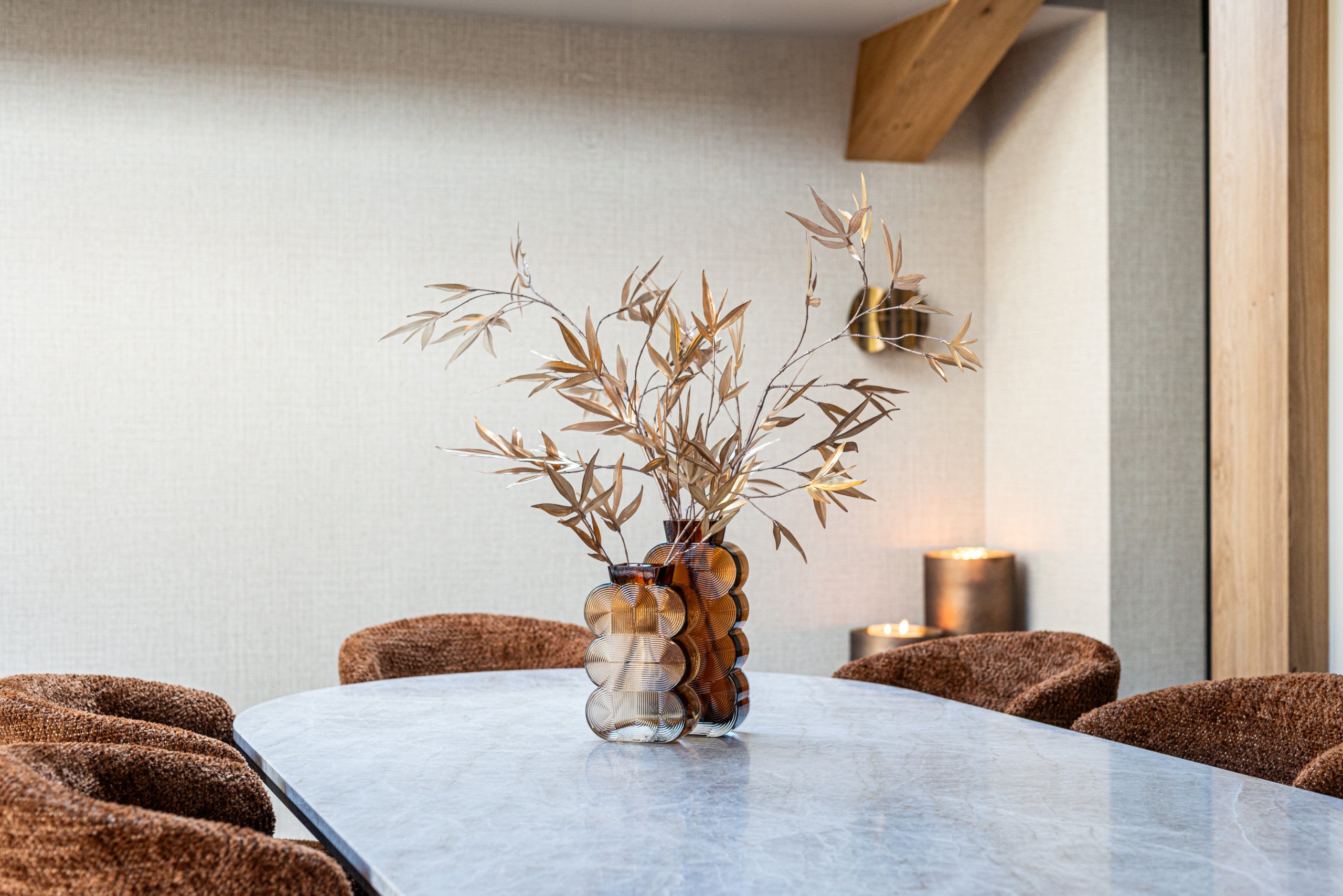 Richmond Interiors Vase Venice brown large