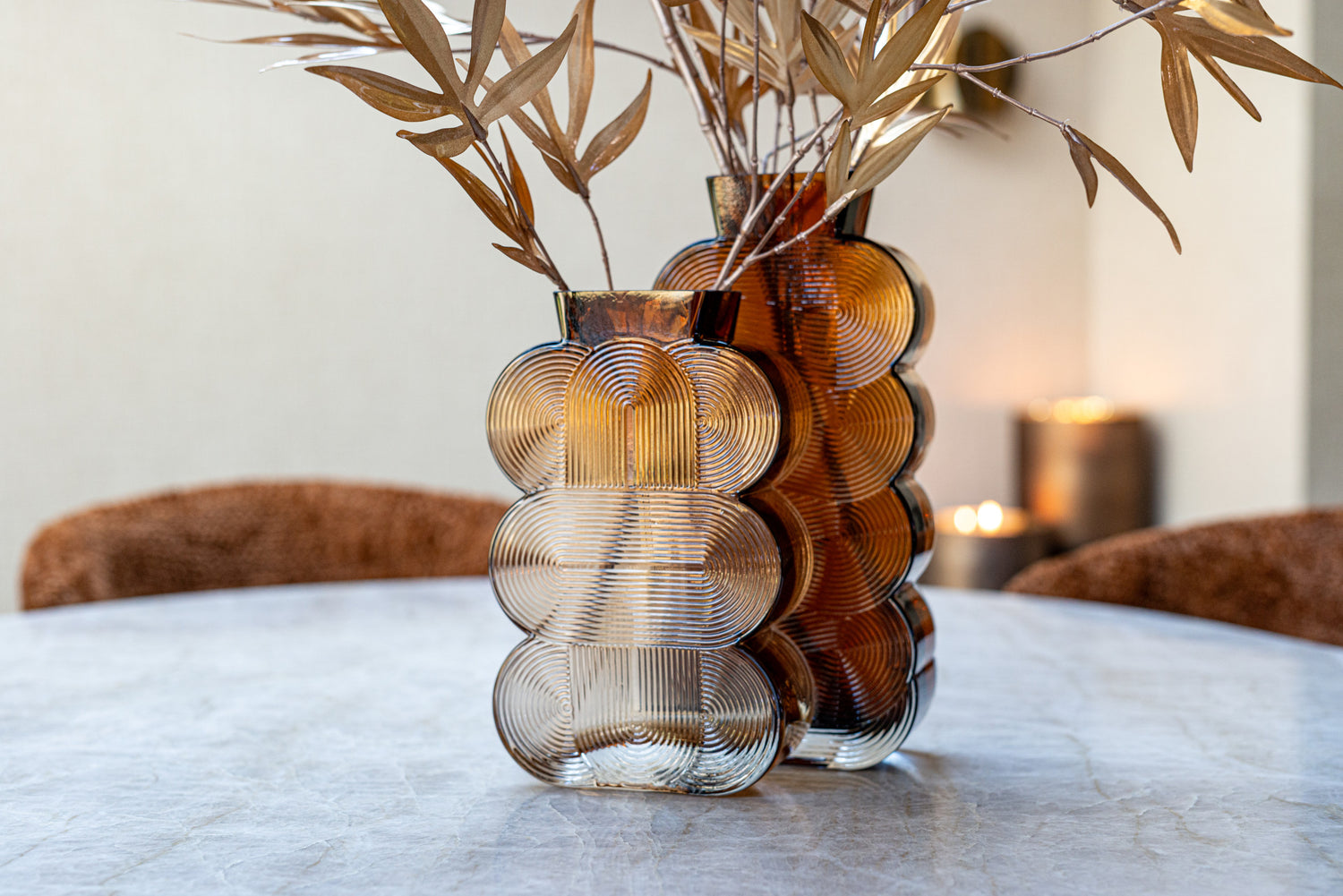 Richmond Interiors Vase Venice brown small