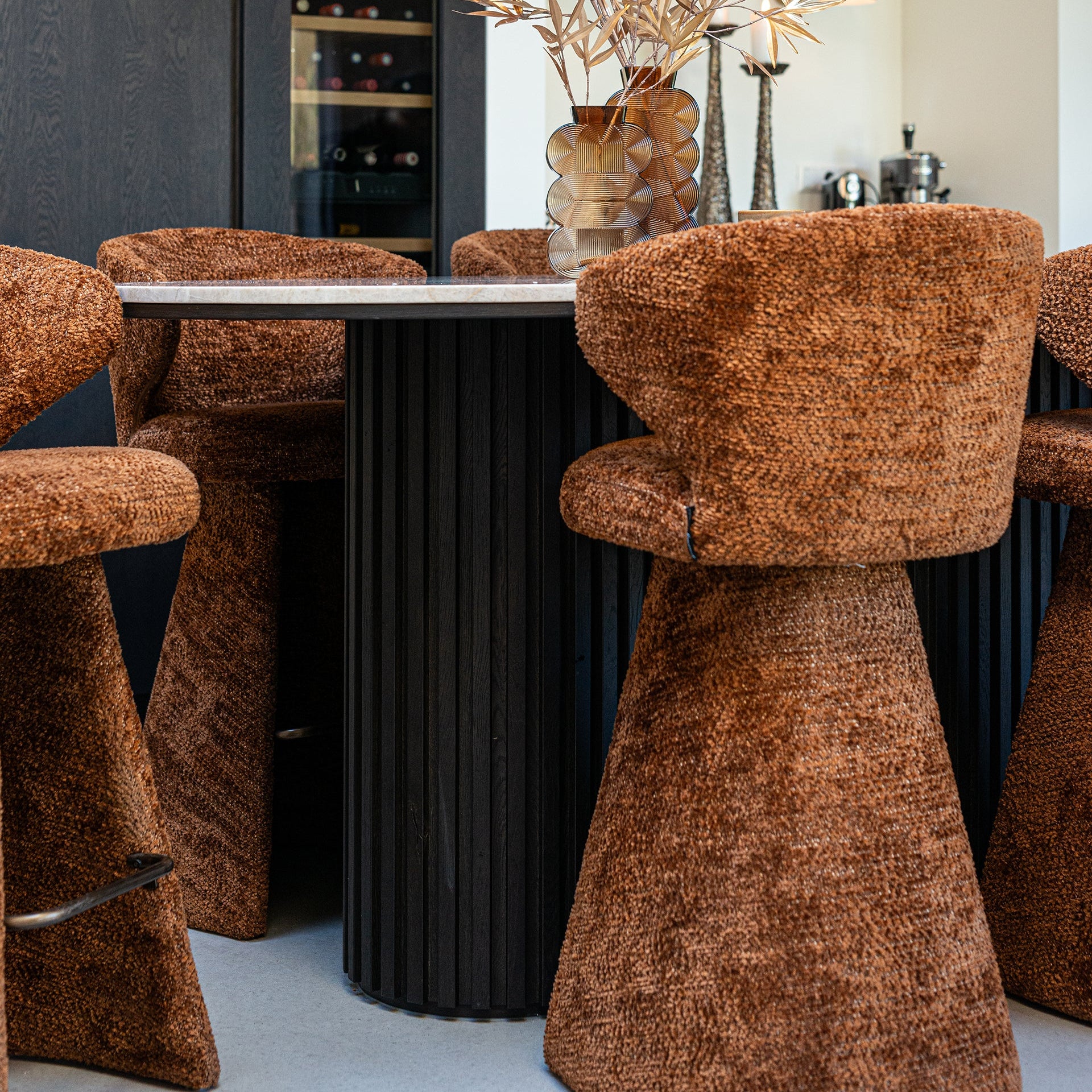 Richmond Interiors Barstuhl Gatsbi lovely cinnamon (Be Lovely 603 Cinnamon) Barstuhl Richmond Interiors
