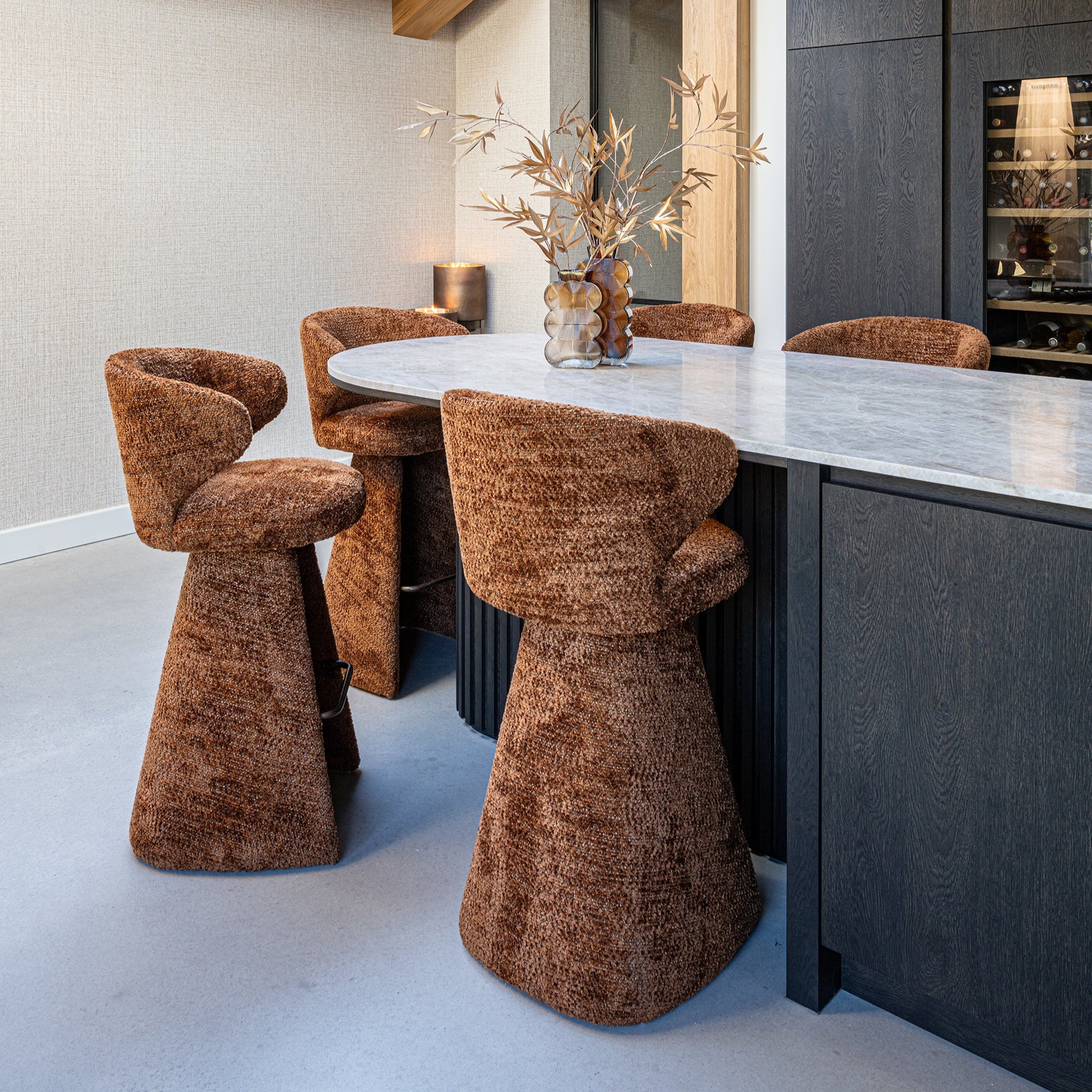 Richmond Interiors Barstuhl Gatsbi lovely cinnamon (Be Lovely 603 Cinnamon) Barstuhl Richmond Interiors