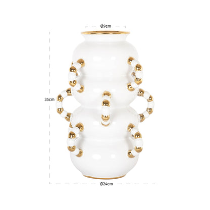 Richmond Interiors Vase Pippy white small