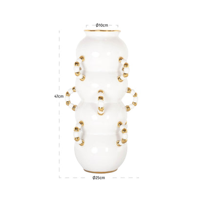 Richmond Interiors Vase Pippy white large