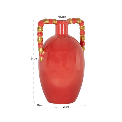 Richmond Interiors Vase Davita orange small