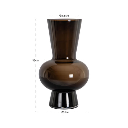 Richmond Interiors Vase Zaya brown