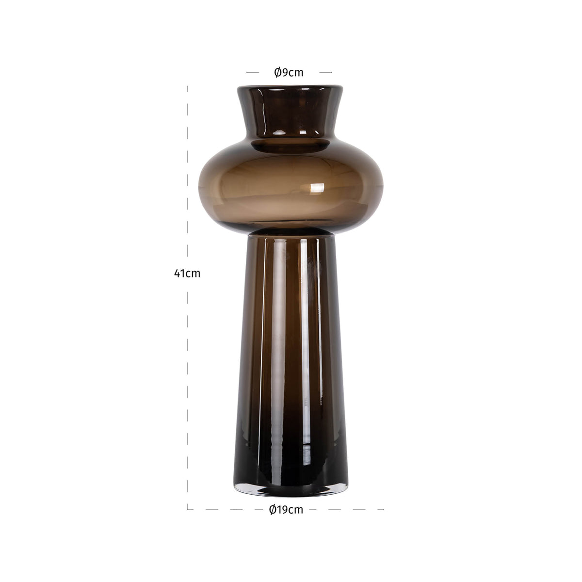 Richmond Interiors Vase Jamey brown large Richmond Interiors