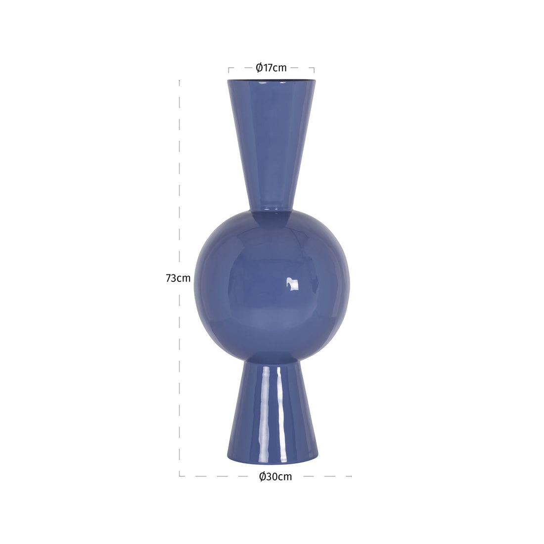 Richmond Interiors Vase Arliss very peri Richmond Interiors