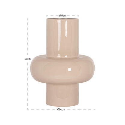 Richmond Interiors Vase Benice tapioca small