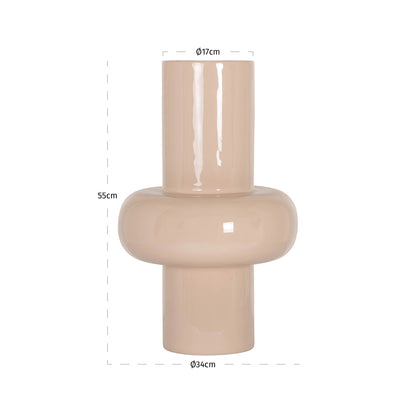 Richmond Interiors Vase Benice tapioca large Richmond Interiors