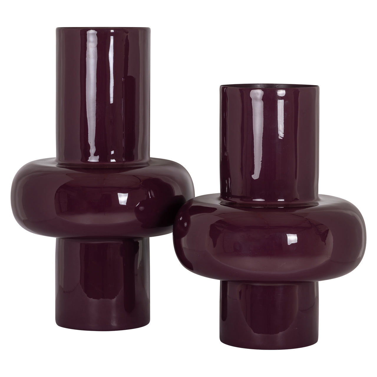 Richmond Interiors Vase Ashlyn burgundy small