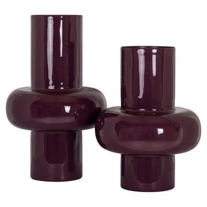 Richmond Interiors Vase Ashlyn burgundy small