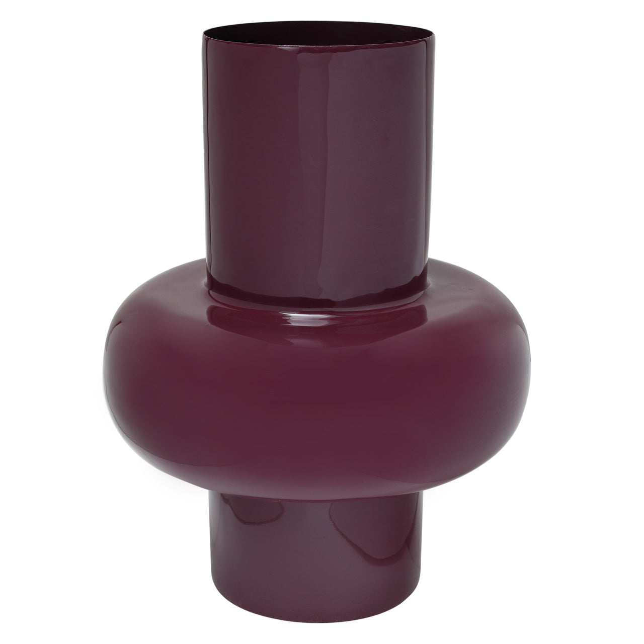 Richmond Interiors Vase Ashlyn burgundy small