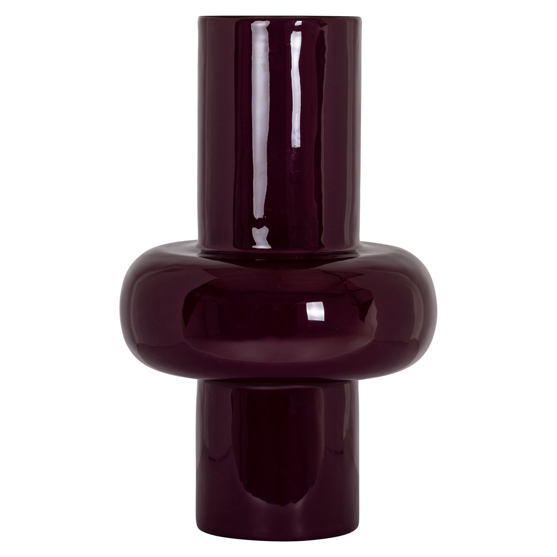 Richmond Interiors Vase Ashlyn burgundy large