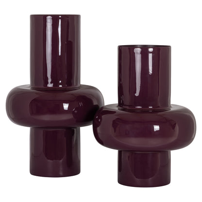 Richmond Interiors Vase Ashlyn burgundy large