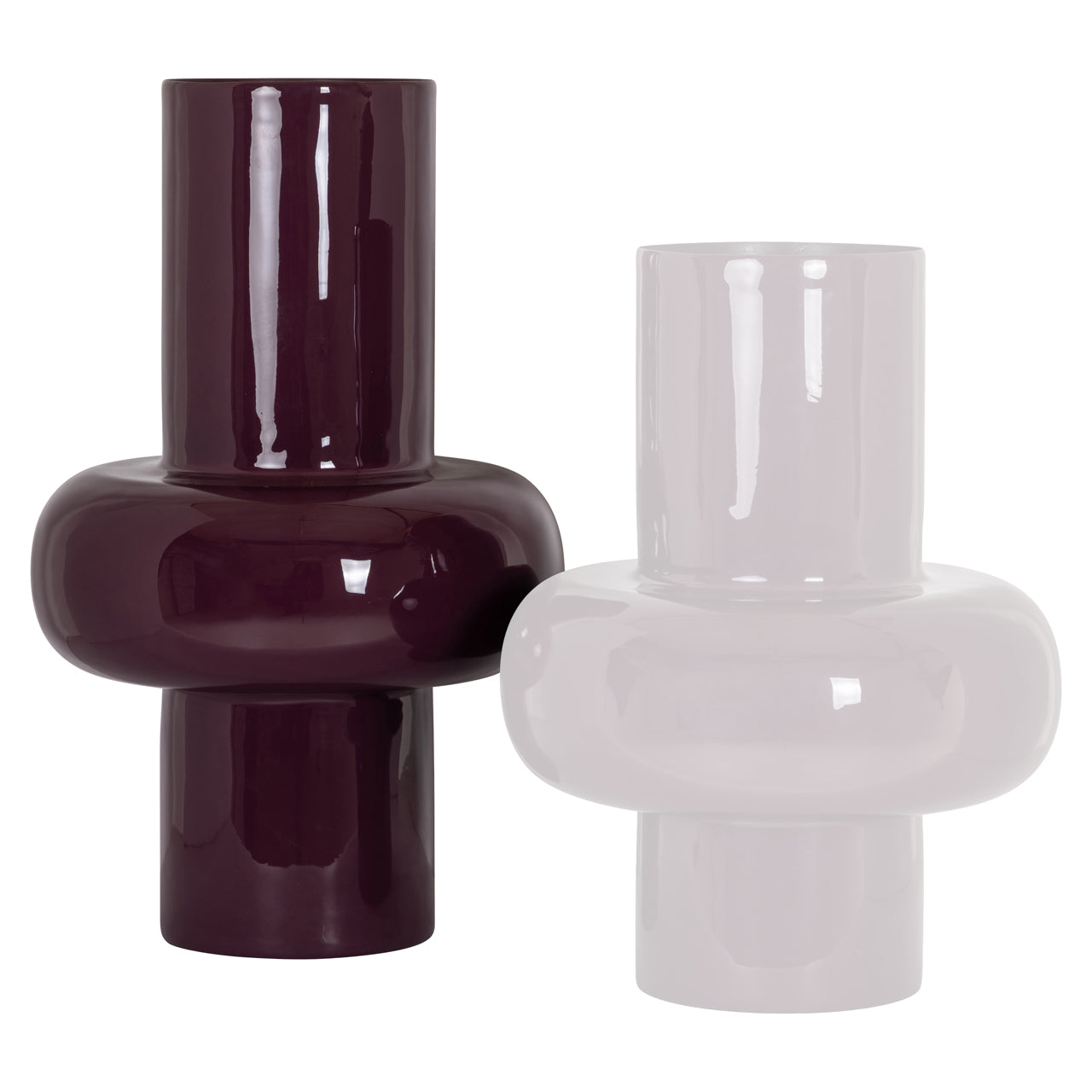 Richmond Interiors Vase Ashlyn burgundy large