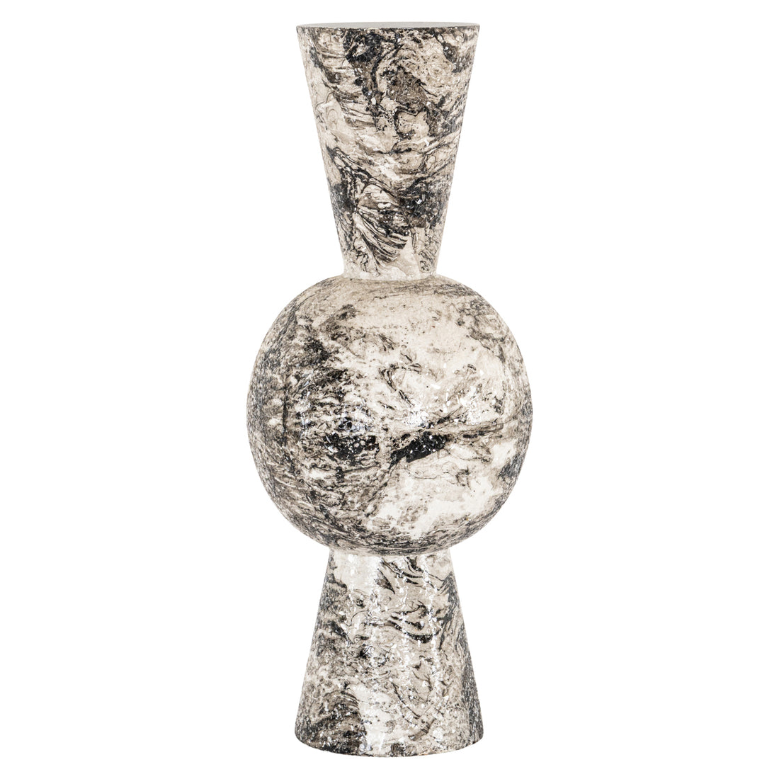 Richmond Interiors Vase Florry black/white
