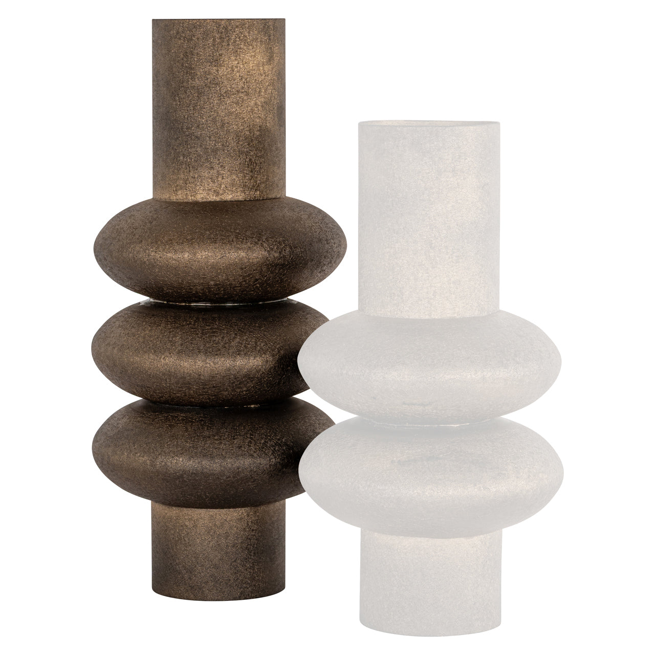 Richmond Interiors Vase Megan brass antique