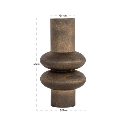 Richmond Interiors Vase Madlen gold Richmond Interiors