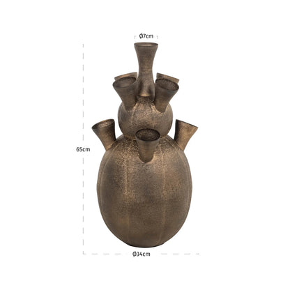 Richmond Interiors Vase Maleen brass antique Vase Richmond Interiors