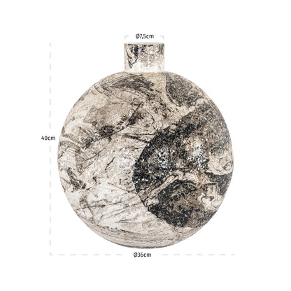 Richmond Interiors Vase Delisha black/white