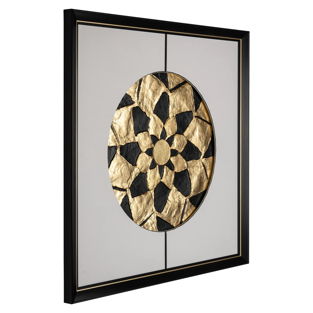 Richmond Interiors Wandkunst Sun black/gold Wandkunst Richmond Interiors