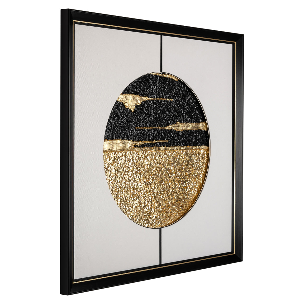 Richmond Interiors Wandkunst Moon black/gold Wandkunst Richmond Interiors