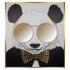 Richmond Interiors Wandkunst Panda black/gold Wandkunst Richmond Interiors