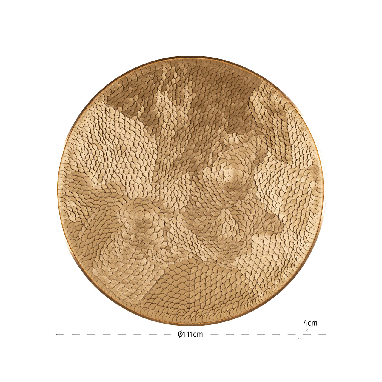 Richmond Interiors Wandkunst Bloom gold Wandkunst Richmond Interiors