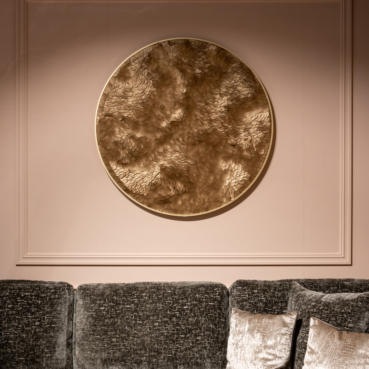 Richmond Interiors Wandkunst Bloom gold Wandkunst Richmond Interiors