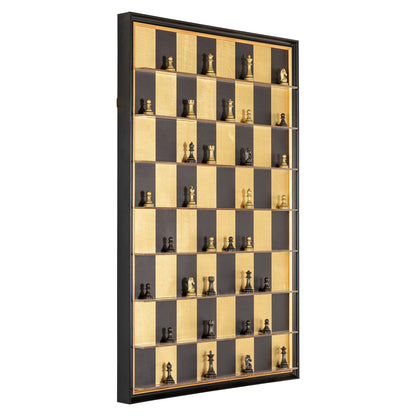 Richmond Interiors Wandkunst Nala black/gold