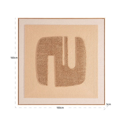 Richmond Interiors Wandbild Seda (Gold) Wandbild Richmond Interiors
